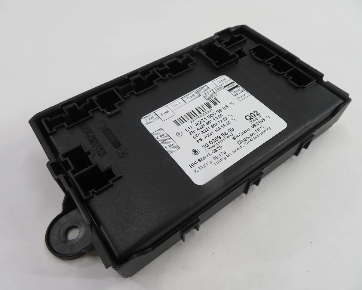 2012 MERCEDES S550 (W221) LEFT REAR DOOR CONTROL MODULE