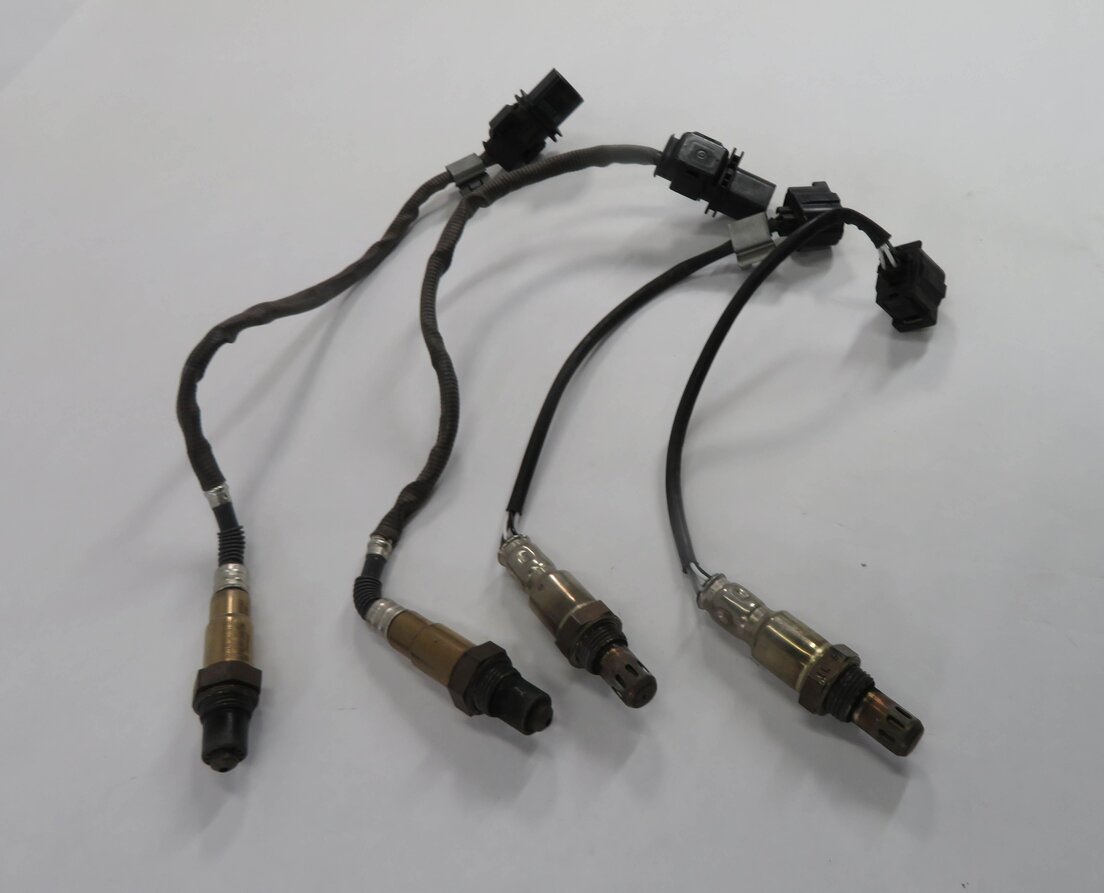 Thumbnail 3: 2012 MERCEDES S550 (W221) 4.6L TWIN TURBO ENGINE - O2 OXYGEN SENSOR SET-4