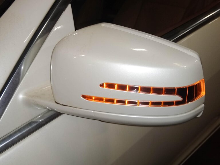 Thumbnail 2: 2010-2013 MERCEDES S350 S400 S450 S550 LEFT P-FOLD HEAT MEM DOOR MIRROR (WHITE)
