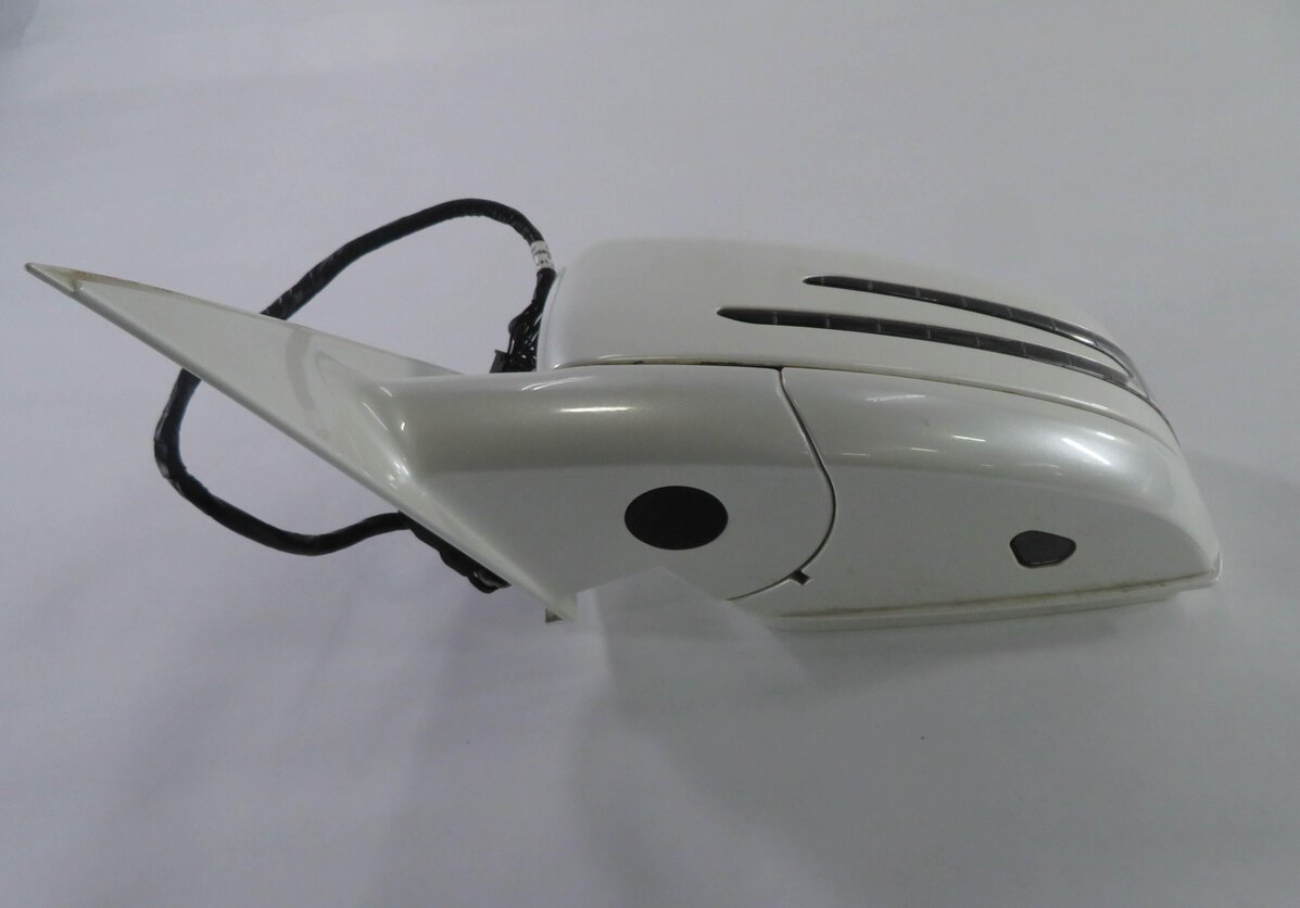 Thumbnail 7: 2010-2013 MERCEDES S350 S400 S450 S550 LEFT P-FOLD HEAT MEM DOOR MIRROR (WHITE)