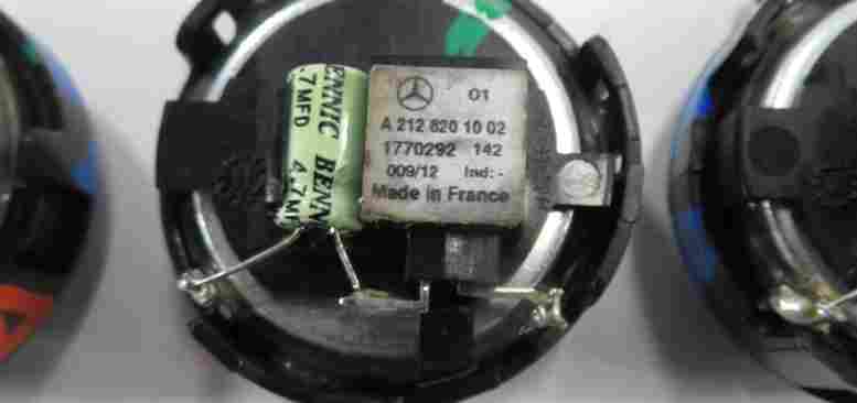 Thumbnail 7: 2012 MERCEDES S550 (W221) LOGIC 7 AUDIO SUBWOOFER TWEETER SPEAKER SET-15