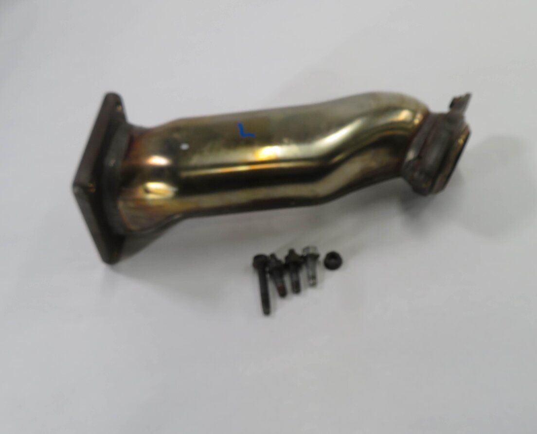 Thumbnail 2: 2012 MERCEDES S550 (W221) 4.6L TWIN TURBO ENGINE LEFT TURBOCHARGER EXHAUST PIPE