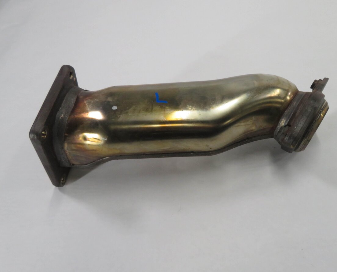 Thumbnail 3: 2012 MERCEDES S550 (W221) 4.6L TWIN TURBO ENGINE LEFT TURBOCHARGER EXHAUST PIPE