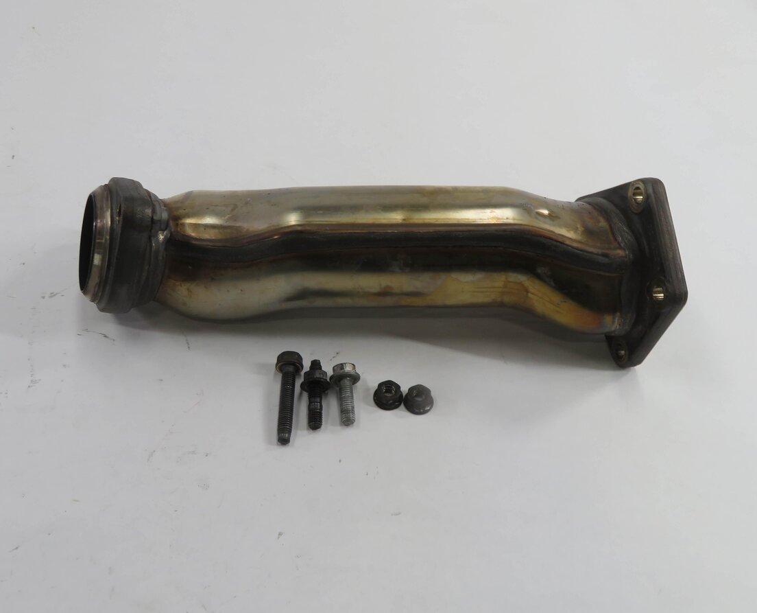 Thumbnail 2: 2012 MERCEDES S550 (W221) 4.6L TWIN TURBO ENGINE RIGHT TURBOCHARGER EXHAUST PIPE