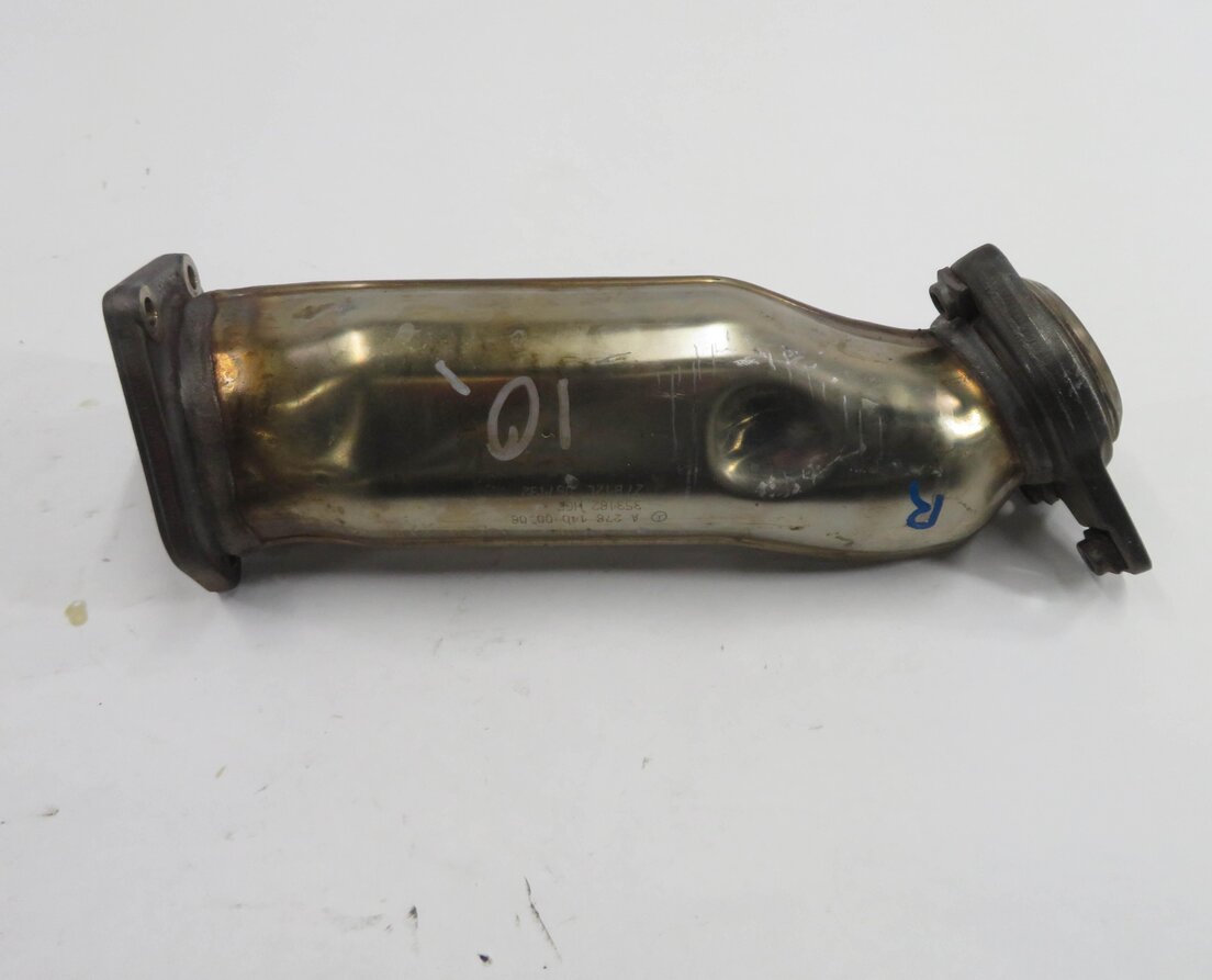 Thumbnail 6: 2012 MERCEDES S550 (W221) 4.6L TWIN TURBO ENGINE RIGHT TURBOCHARGER EXHAUST PIPE