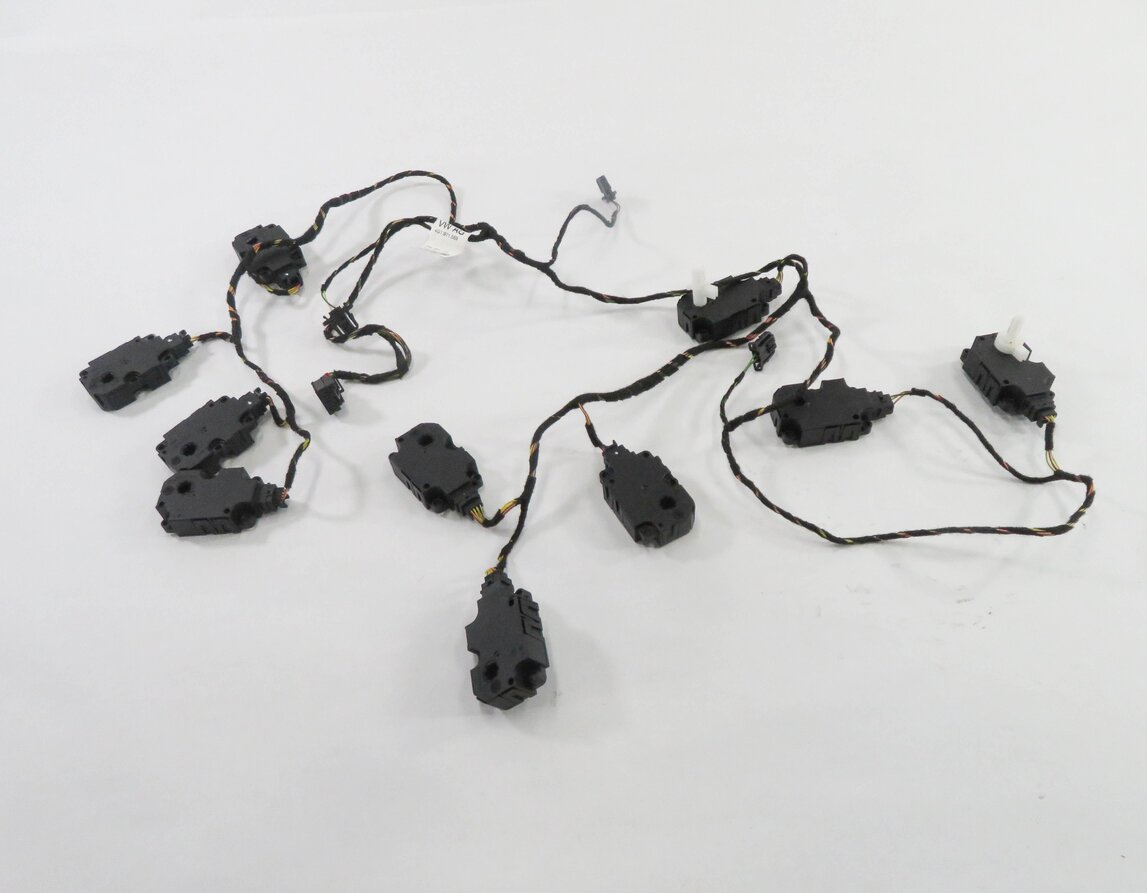 Thumbnail 2: 2013 AUDI A6 (C7) HEATER BLEND DOOR SERVO FLAP ACTUATOR MOTOR SET-10 w/ HARNESS