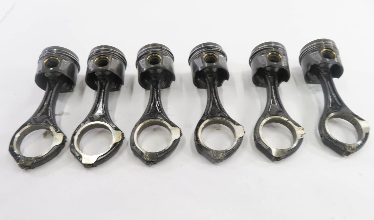 Thumbnail 7: 2009-2012 MB GL320 GL350 ML320 ML350 (W164 X164) 3.0L OM642 DIESEL PISTON SET-6