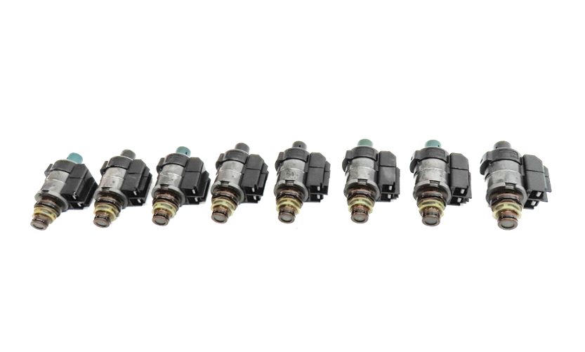 Thumbnail 2: 04-18 MERCEDES C CL E GL G ML S SLK 722.9 TRANSMISSION VALVE BODY SOLENOID SET-8