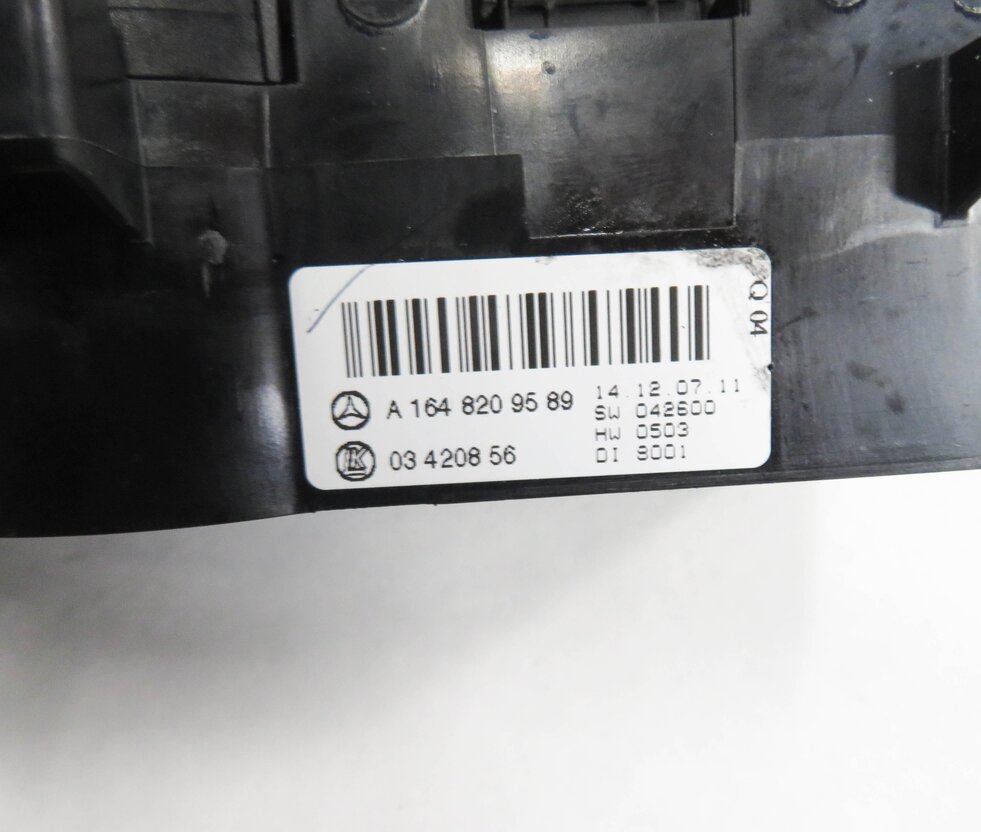 Thumbnail 7: 2007-2008 MERCEDES ML320 ML350 ML500 ML550 ML63 (W164) REAR TEMPERATURE CONTROL