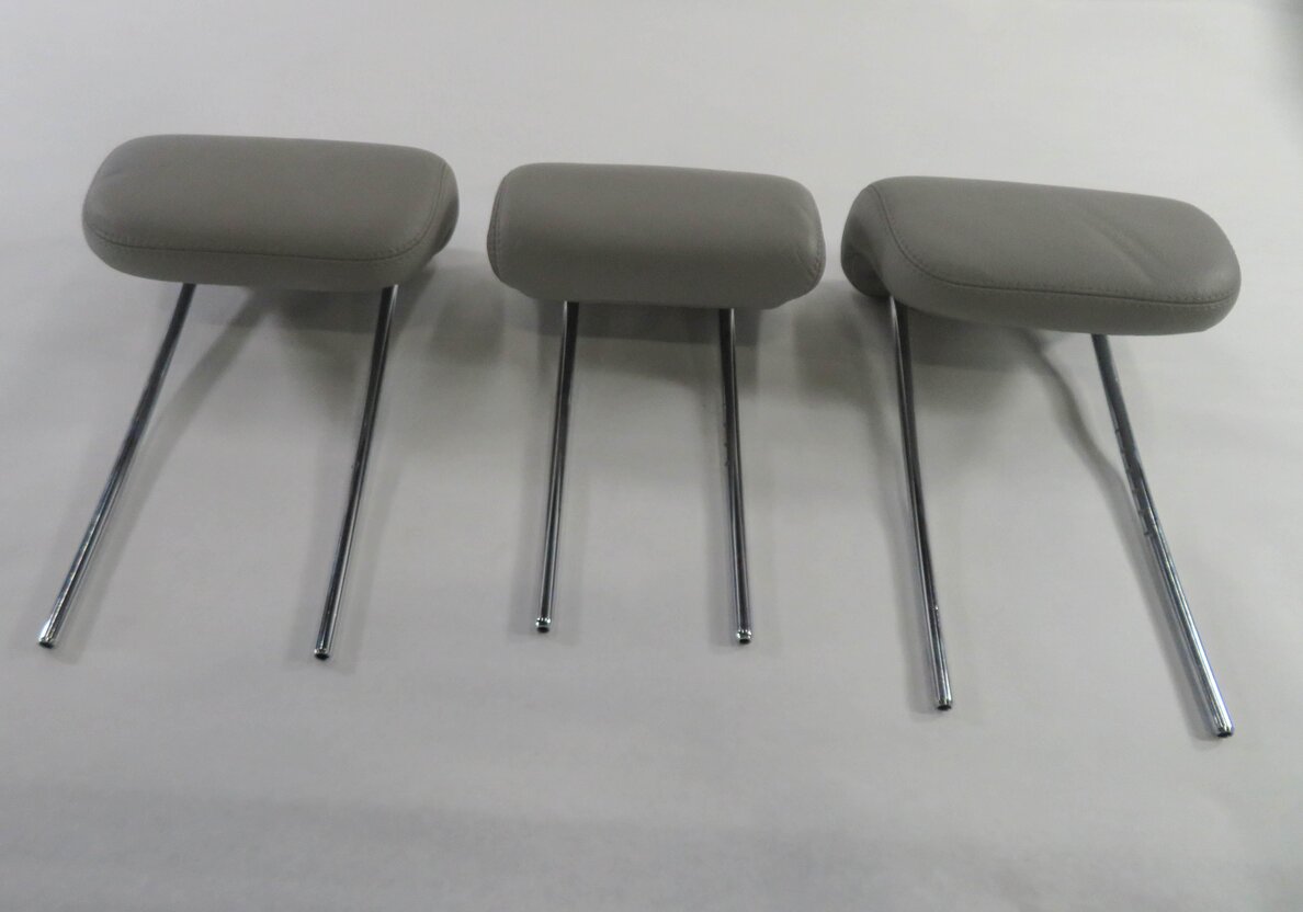 Thumbnail 2: 2008 MERCEDES ML320 (W164) REAR 2nd SECOND ROW SEAT HEADREST SET (GRAY LEATHER)