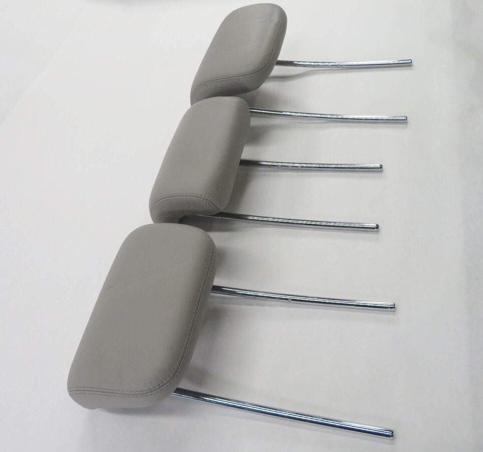 Thumbnail 3: 2008 MERCEDES ML320 (W164) REAR 2nd SECOND ROW SEAT HEADREST SET (GRAY LEATHER)