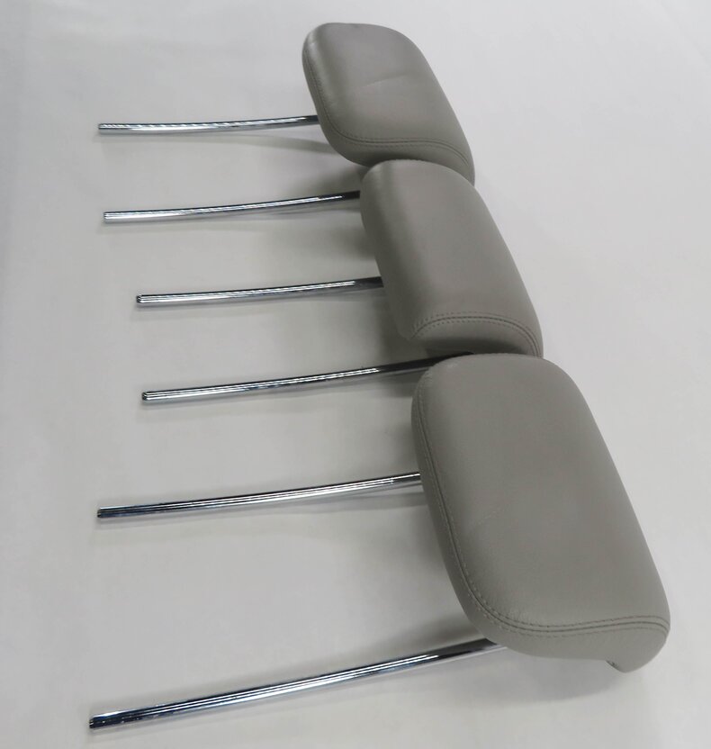 Thumbnail 4: 2008 MERCEDES ML320 (W164) REAR 2nd SECOND ROW SEAT HEADREST SET (GRAY LEATHER)