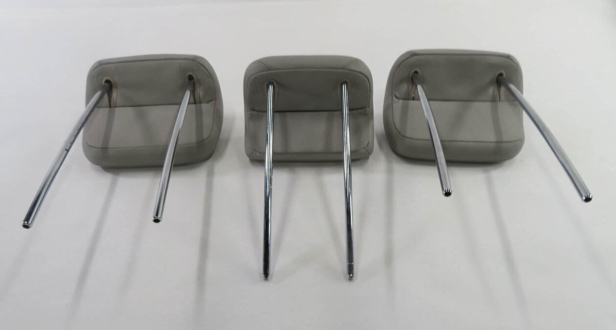 Thumbnail 6: 2008 MERCEDES ML320 (W164) REAR 2nd SECOND ROW SEAT HEADREST SET (GRAY LEATHER)
