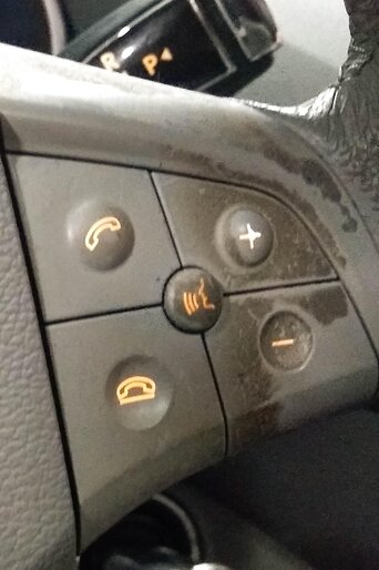 Thumbnail 3: 2008 MERCEDES ML320 (W164) STEERING SWITCH BUTTON SET-2 (GRAY)