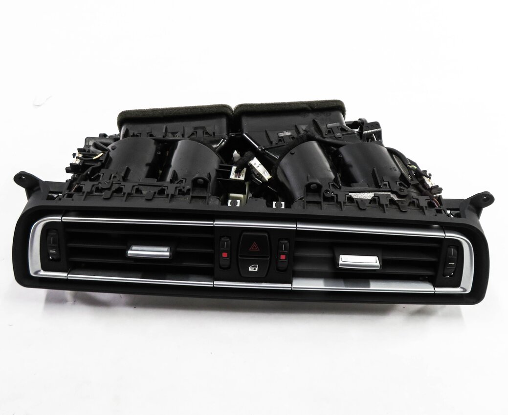 Thumbnail 2: 2011 BMW 750i (F01) CENTER DASH HEATER A/C AIR VENT w/ HAZARD & CENTRAL LOCK
