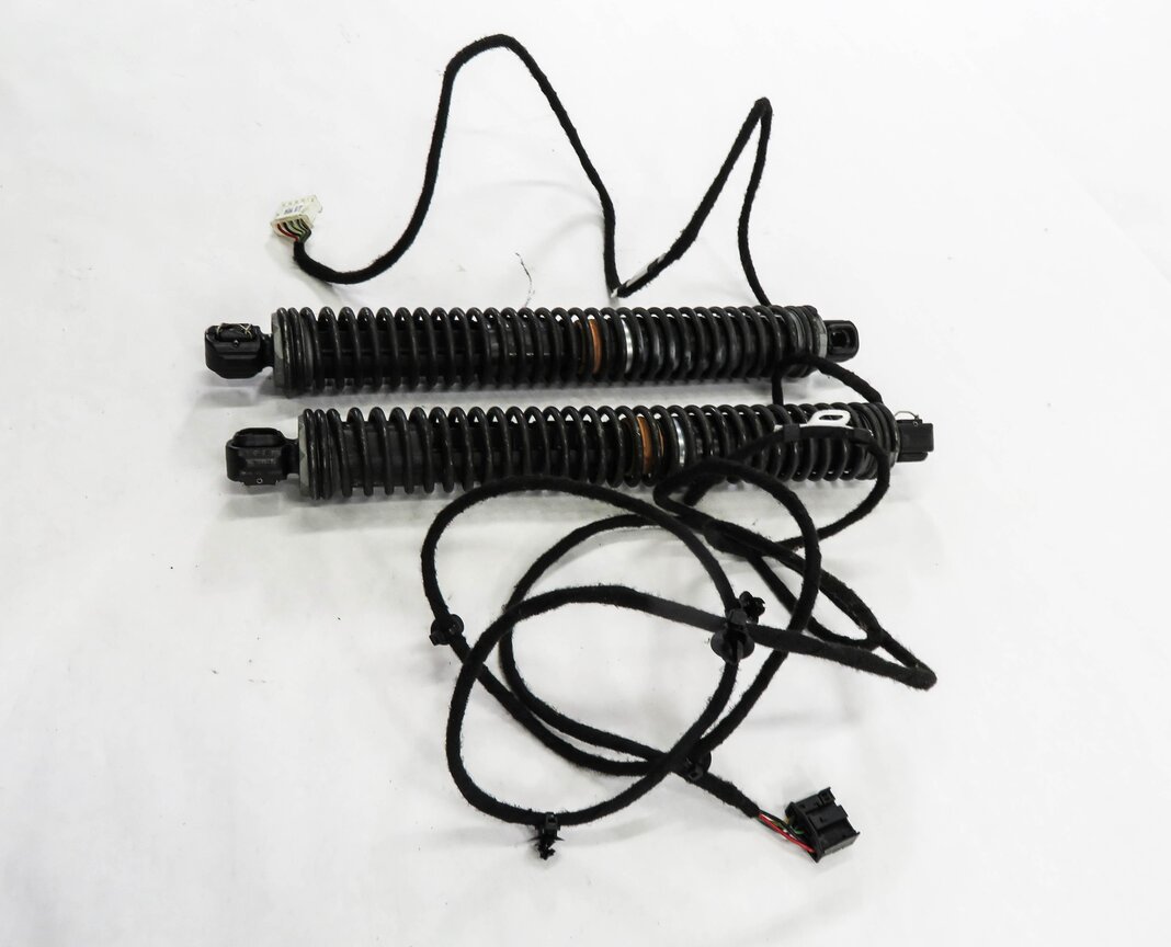 Thumbnail 3: 2011 BMW 750i (F01) LEFT & RIGHT REAR ELECTRIC TRUNK SHOCK STRUT SET-2