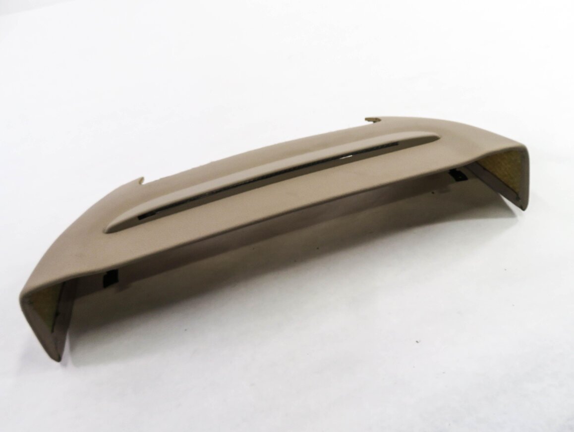 2011 BMW 750i (F01) FRONT SEAT TOP CUSHION BACK BACKING PANEL TRIM (OYSTER)