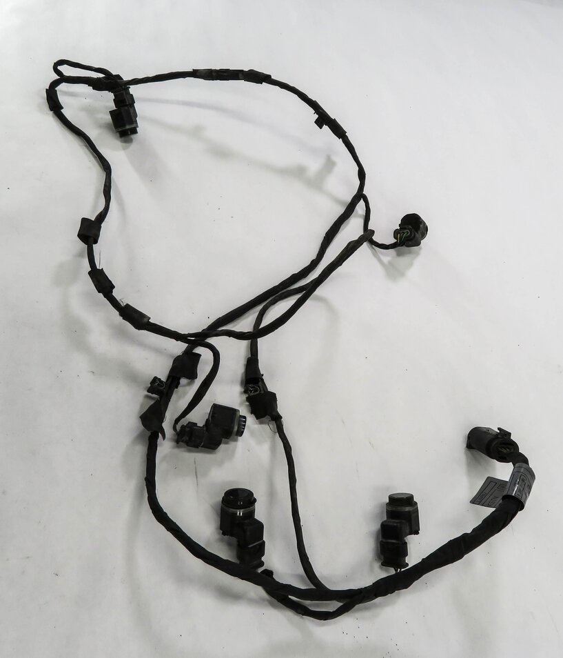 Thumbnail 4: 2011 BMW 750i (F01) FRONT PDC PARK DISTANCE SENSOR SET w/ HARNESS (GRAY A90)