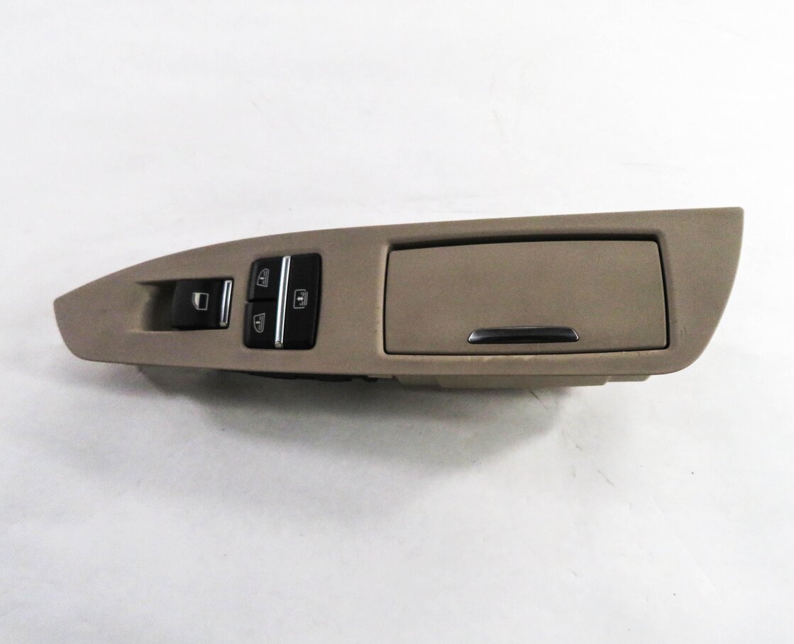 Thumbnail 2: 2011 BMW 750i (F01) RIGHT REAR DOOR SUN SHADE WINDOW SWITCH w/ ASH TRAY (OYSTER)