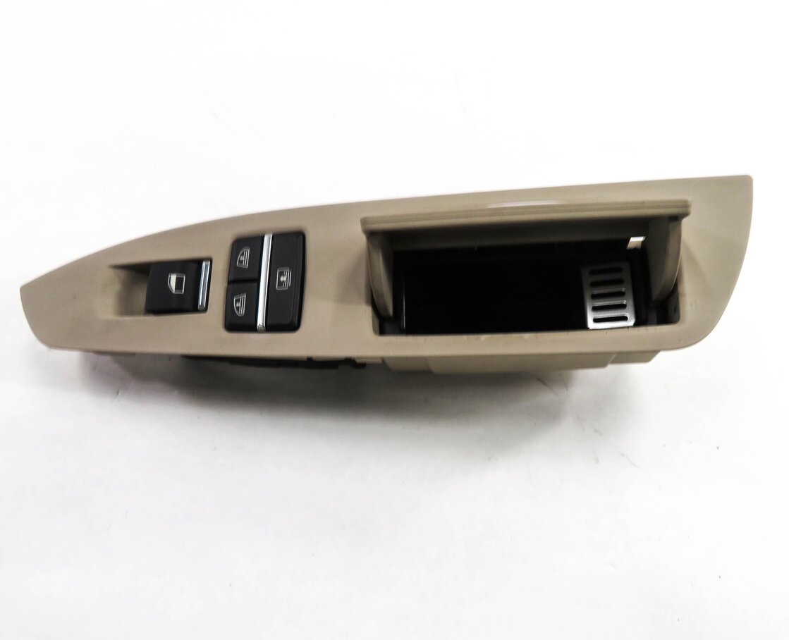 Thumbnail 3: 2011 BMW 750i (F01) RIGHT REAR DOOR SUN SHADE WINDOW SWITCH w/ ASH TRAY (OYSTER)