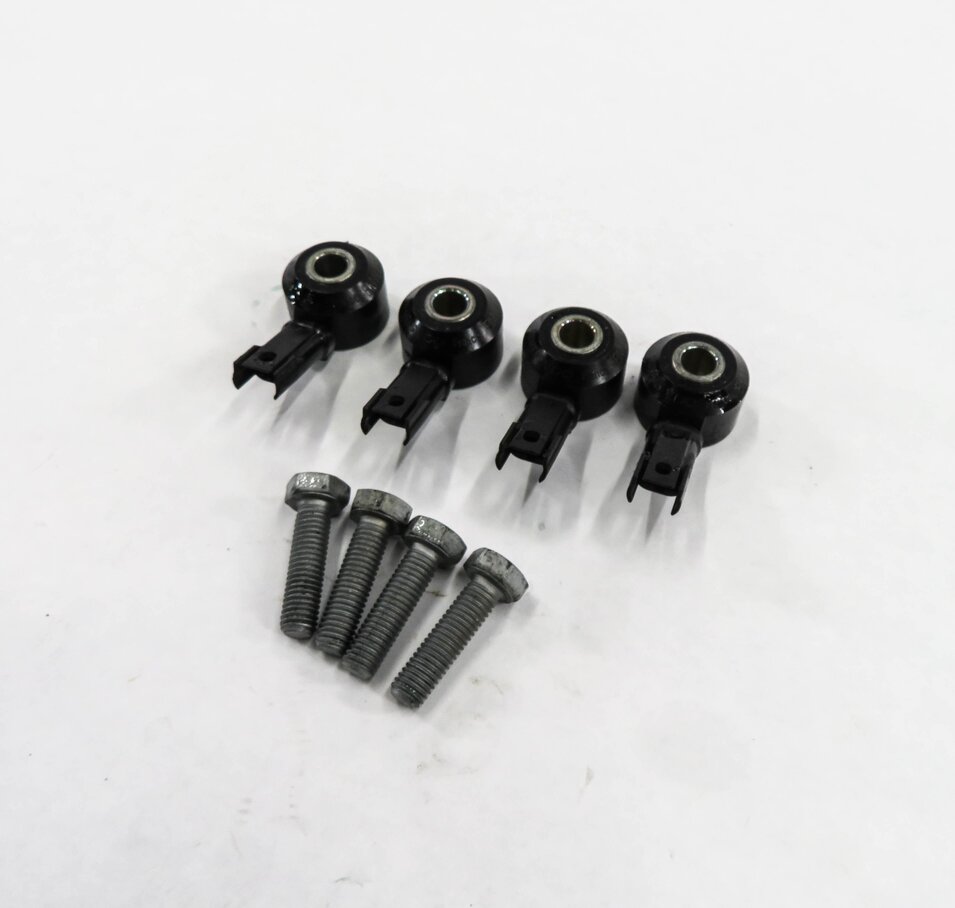 2011 BMW 750i (F01) 4.4L N63 TWIN TURBO ENGINE KNOCK PING DETONATION SENSOR SET