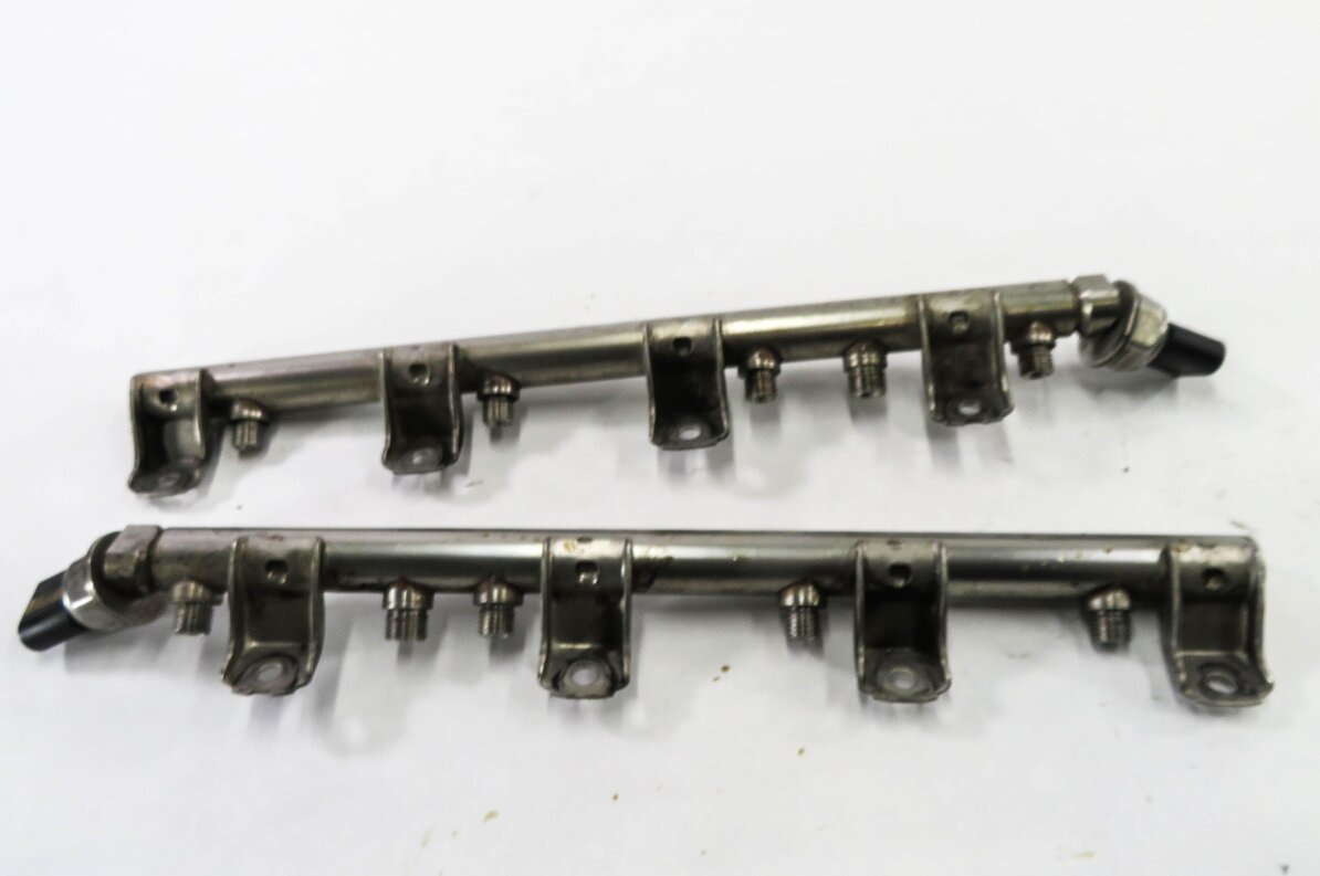 Thumbnail 6: 2011 BMW 750i (F01) 4.4L N63 TWIN TURBO ENGINE - LEFT & RIGHT FUEL RAIL SET-2