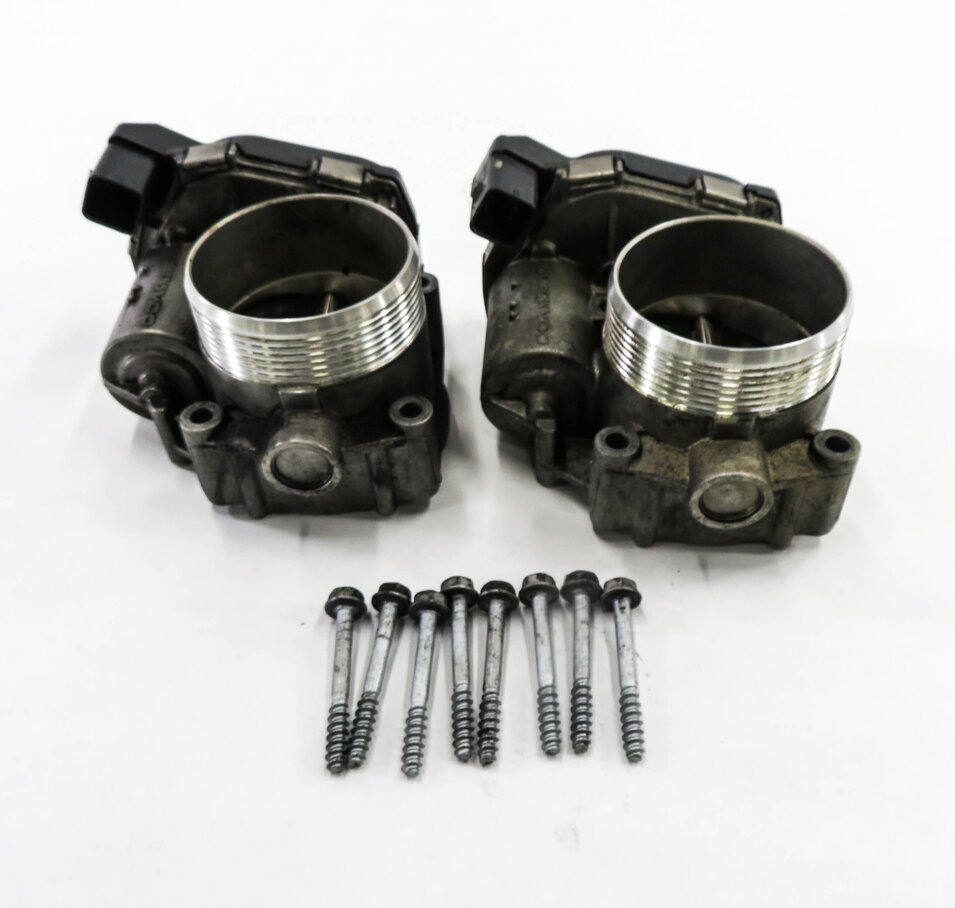 Thumbnail 2: 08-18 BMW 550i 650i 750i B6 B7 M5 M6 X5 X6 4.4L TWIN TURBO THROTTLE BODY SET-2