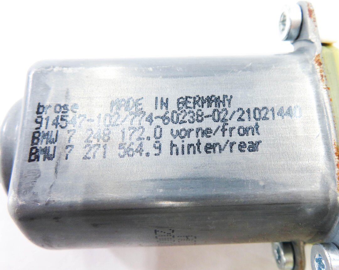 Thumbnail 6: 11-16 BMW 528i 535i 550i M5 (F10) RIGHT PASSENGER WINDOW MOTOR (FRONT / REAR)