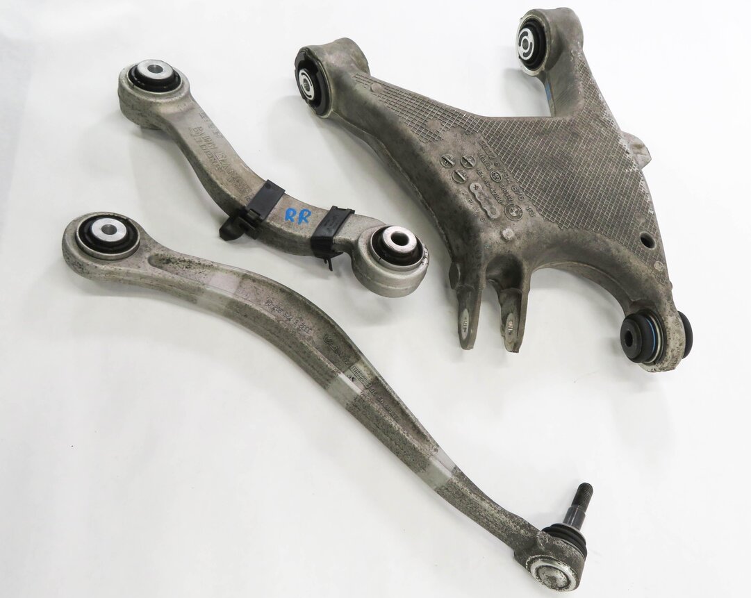 Thumbnail 4: 11-19 BMW 535i 550i 640i 650i 740i 750i (F01 F10) RIGHT REAR CONTROL ARM SET-3