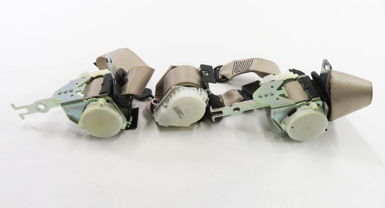 Thumbnail 5: 2012 BMW 535i (F10) REAR SEAT - LEFT CENTER RIGHT SEATBELT RETRACTOR SET (BEIGE)
