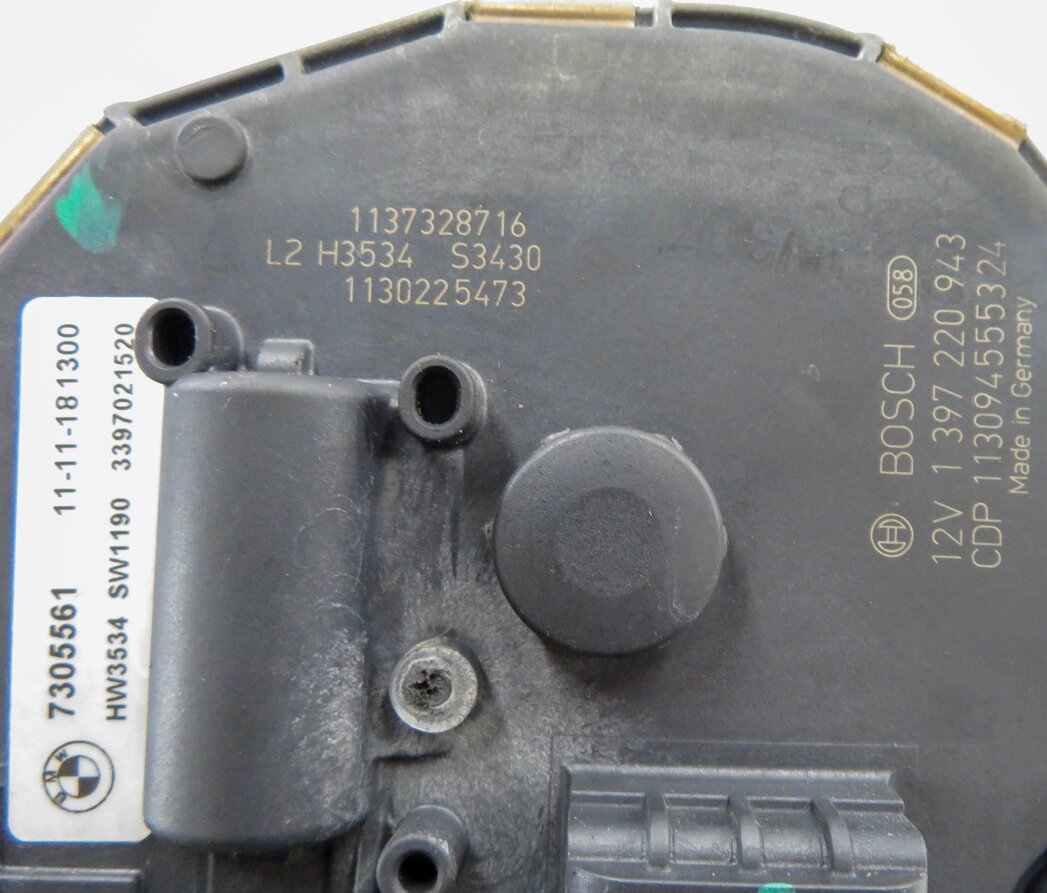 Thumbnail 7: 2010-2016 BMW M5 528i 535i 550i 740i 750i 760i (F01 F10) WINDSHIELD WIPER MOTOR