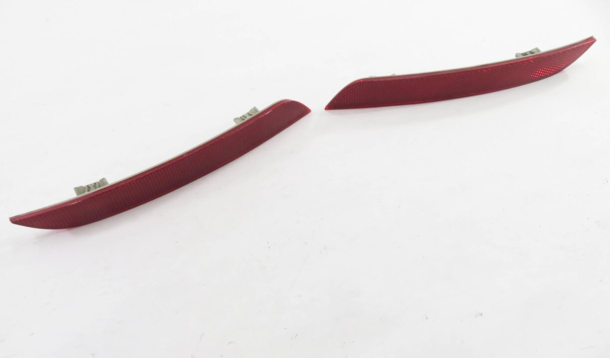 2012 BMW 535i (F10) REAR LEFT & RIGHT BUMPER MARKER REFLECTOR SET-2
