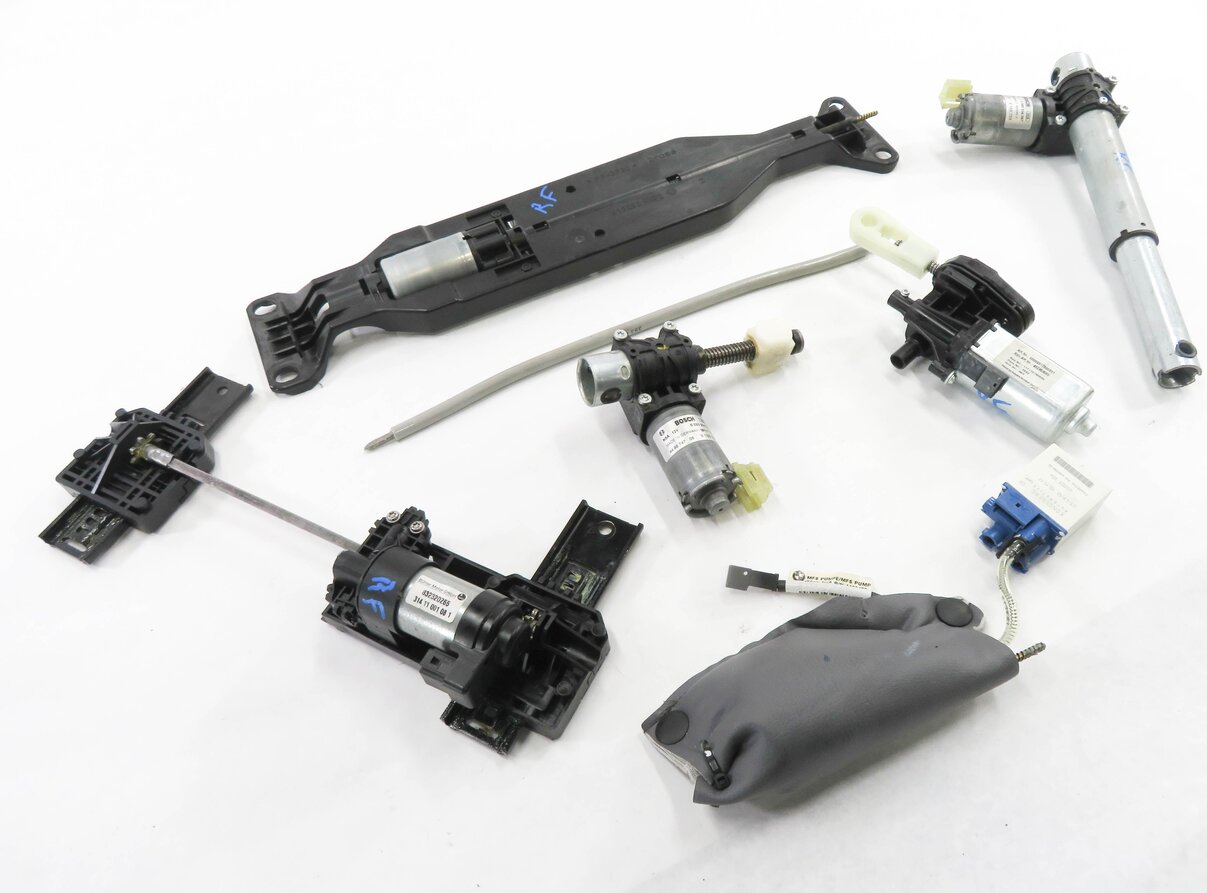 2012 BMW 535i (F10) RIGHT FRONT PASSENGER POWER SEAT ADJUSTMENT MOTOR SET-6