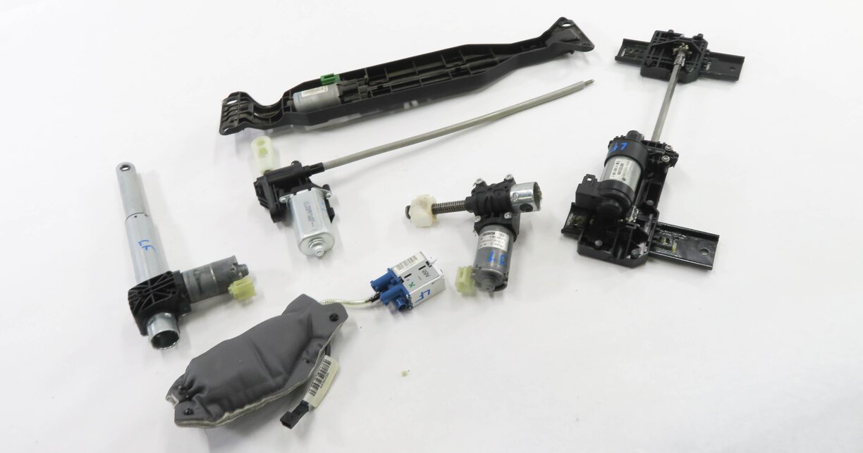 2012 BMW 535i (F10) LEFT FRONT DRIVER POWER SEAT ADJUSTMENT MOTOR SET-6