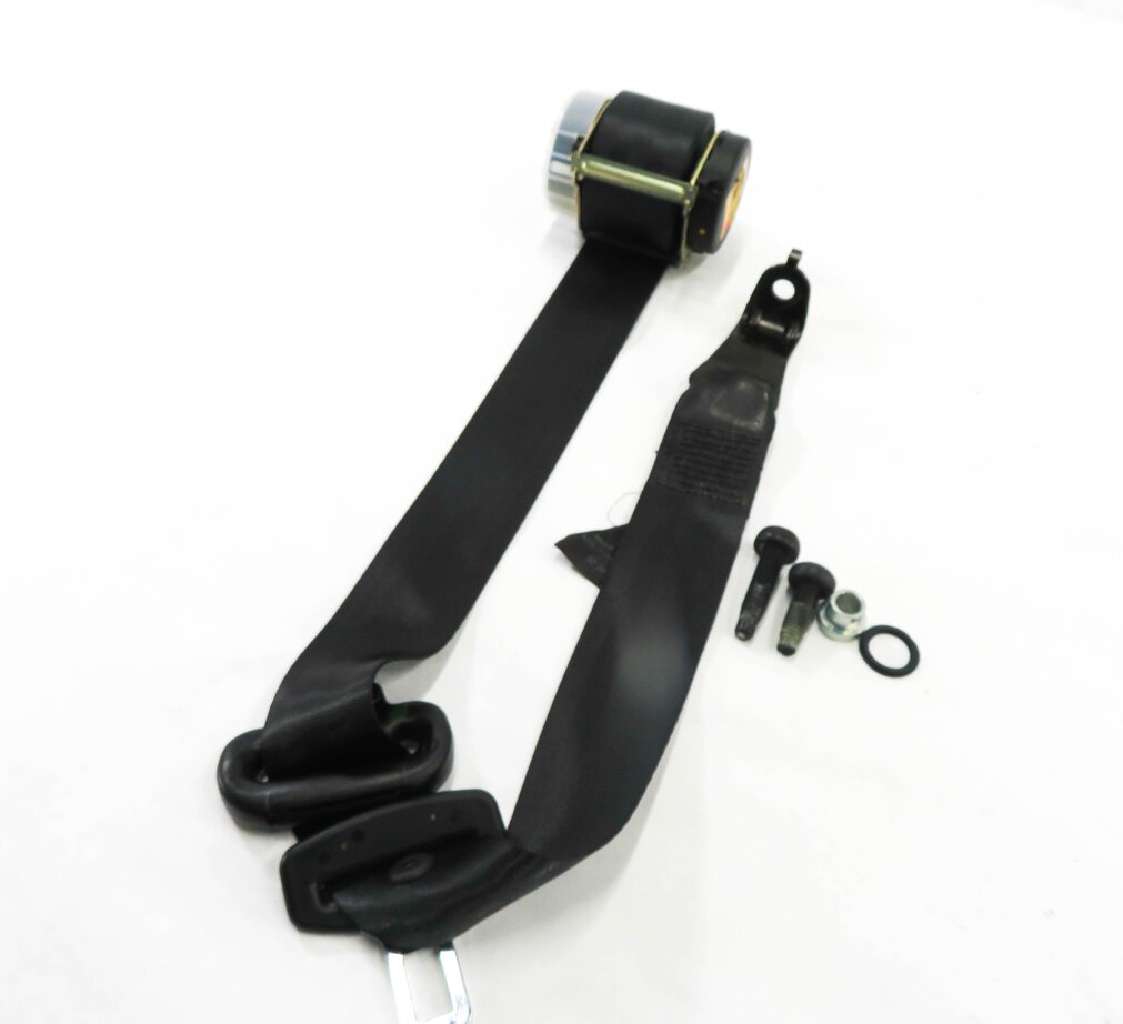 2008 RANGE ROVER SPORT (L320) 2nd ROW SEAT - LEFT SEATBELT RETRACTOR (BLACK)