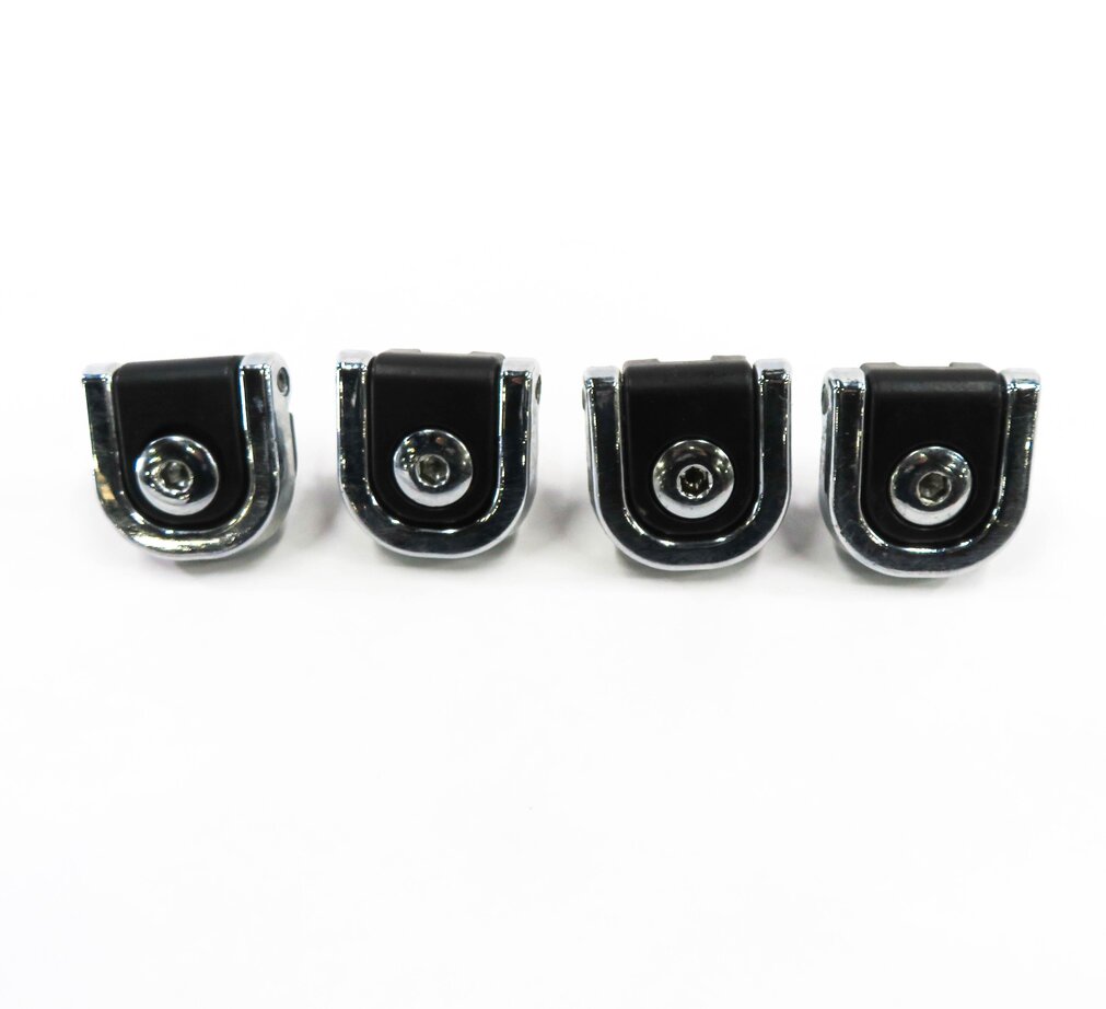 Thumbnail 2: 2008 RANGE ROVER SPORT (L320) REAR LUGGAGE CARGO TIE DOWN HOOK BUCKLE SET-4