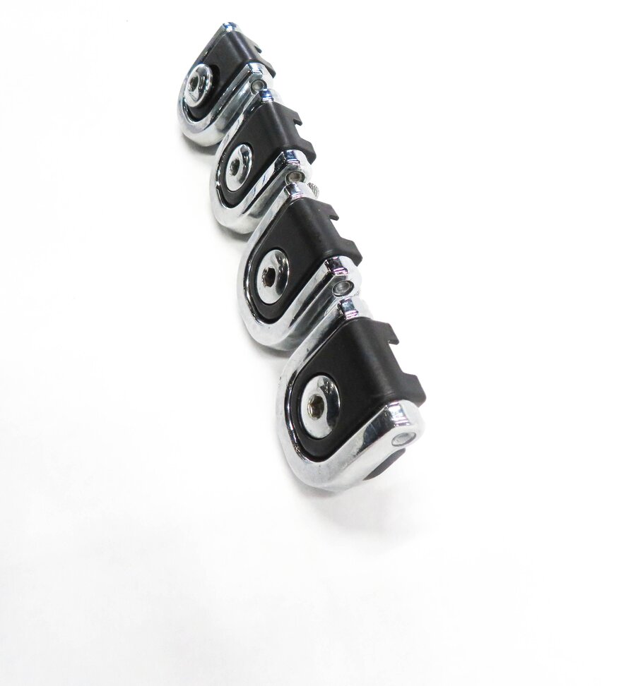 Thumbnail 4: 2008 RANGE ROVER SPORT (L320) REAR LUGGAGE CARGO TIE DOWN HOOK BUCKLE SET-4