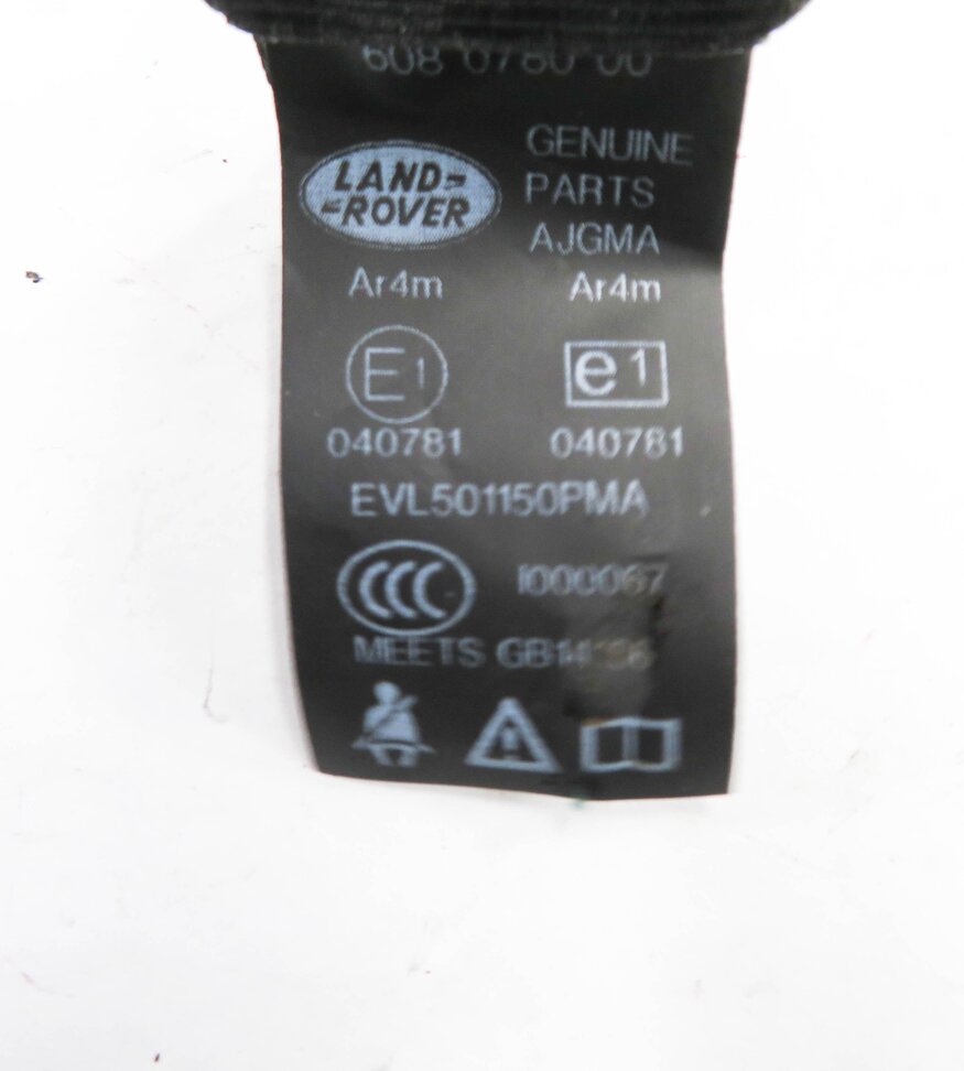Thumbnail 6: 2013 RANGE ROVER SPORT (L320) REAR 2nd ROW - CENTER SEATBELT RETRACTOR (BLACK)