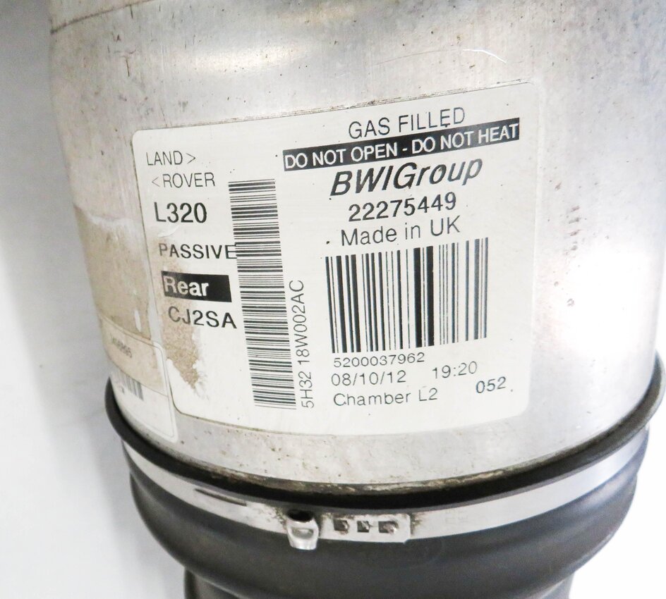 Thumbnail 5: 2010-2013 RANGE ROVER SPORT (L320) REAR AIR SUSPENSION SHOCK STRUT SET-2