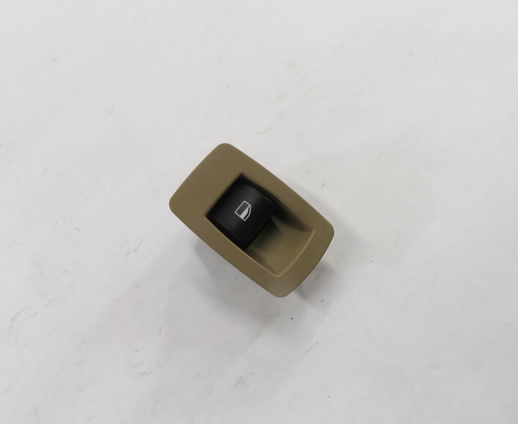 2011 BMW X5 (E70) FRONT / REAR - PASSENGER POWER WINDOW SWITCH BUTTON (BEIGE)