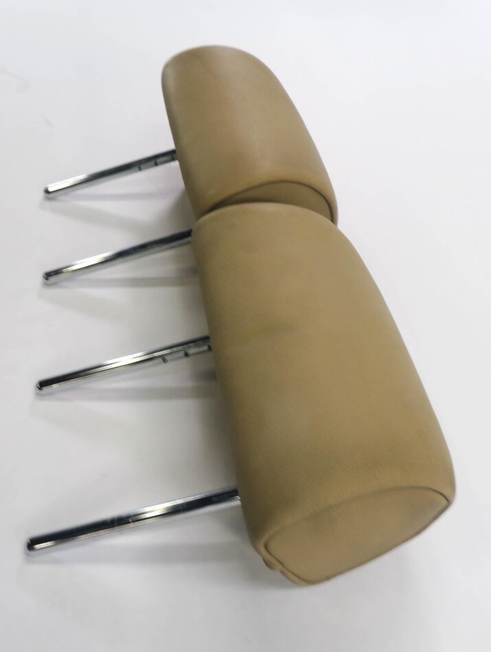 Thumbnail 3: 2011 BMW X5 (E70) REAR 3rd THIRD ROW SEAT HEADREST SET-2 (BEIGE LEATHER LUB4)