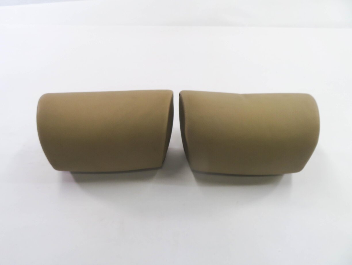 Thumbnail 5: 2011 BMW X5 (E70) REAR 3rd THIRD ROW SEAT HEADREST SET-2 (BEIGE LEATHER LUB4)