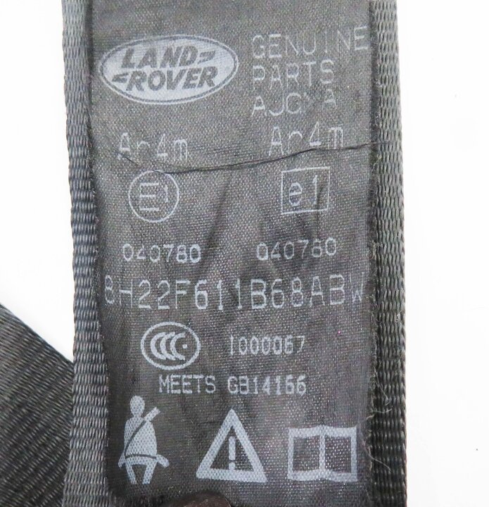 Thumbnail 10: 2010 LAND ROVER LR4 - REAR 2nd SECOND ROW SEAT - SEATBELT RETRACTOR SET (BLACK)