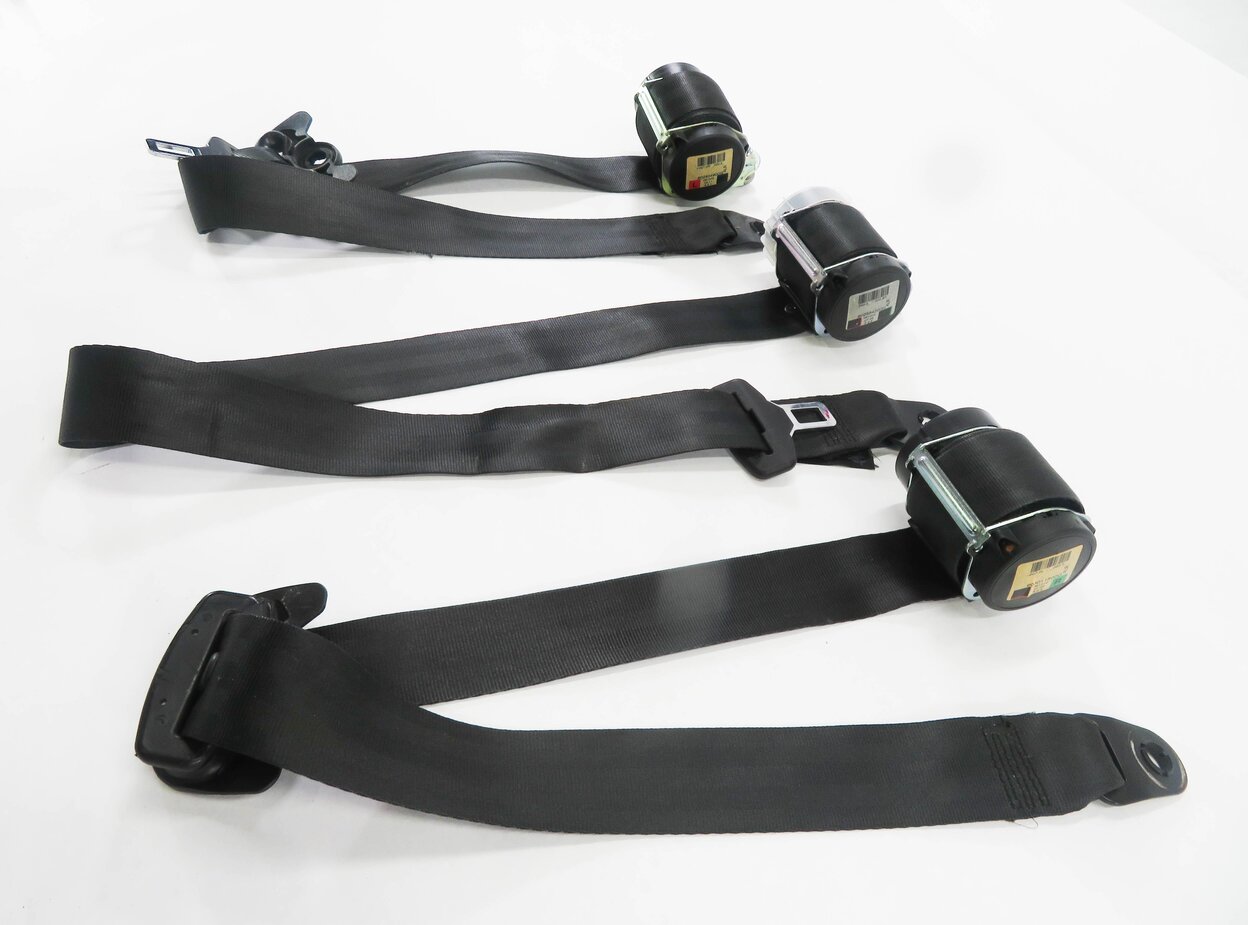 Thumbnail 5: 2010 LAND ROVER LR4 - REAR 2nd SECOND ROW SEAT - SEATBELT RETRACTOR SET (BLACK)