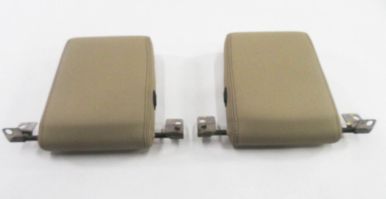 Thumbnail 2: 2010 LAND ROVER LR4 - REAR 3rd THIRD ROW SEAT HEADREST SET-2 (ALMOND LEATHER)