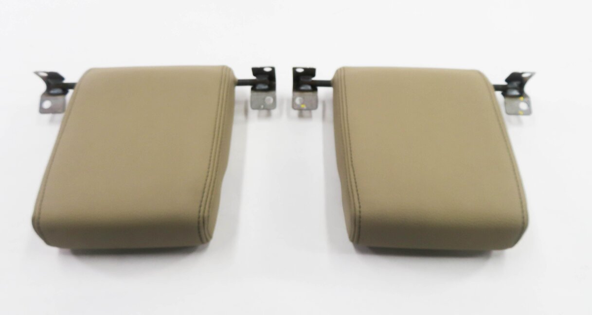 Thumbnail 5: 2010 LAND ROVER LR4 - REAR 3rd THIRD ROW SEAT HEADREST SET-2 (ALMOND LEATHER)