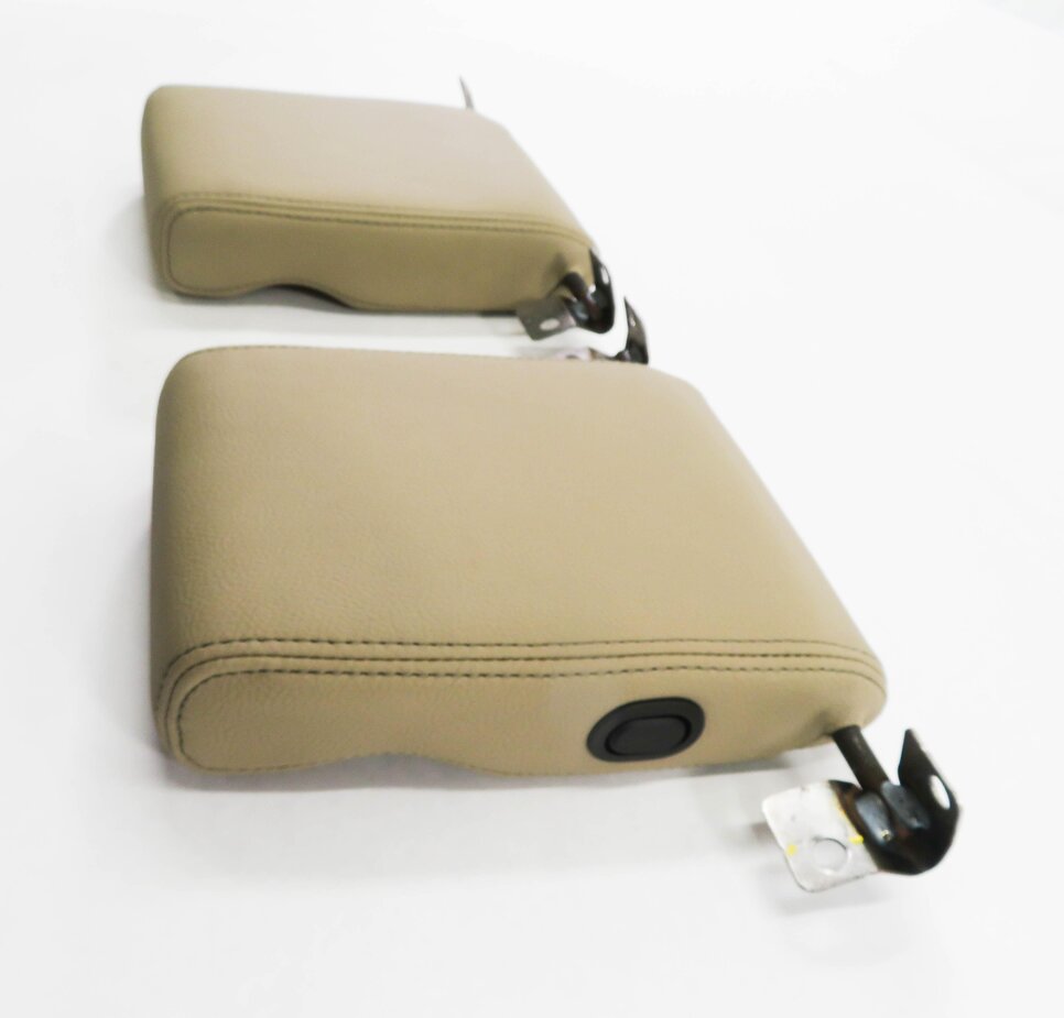 Thumbnail 6: 2010 LAND ROVER LR4 - REAR 3rd THIRD ROW SEAT HEADREST SET-2 (ALMOND LEATHER)