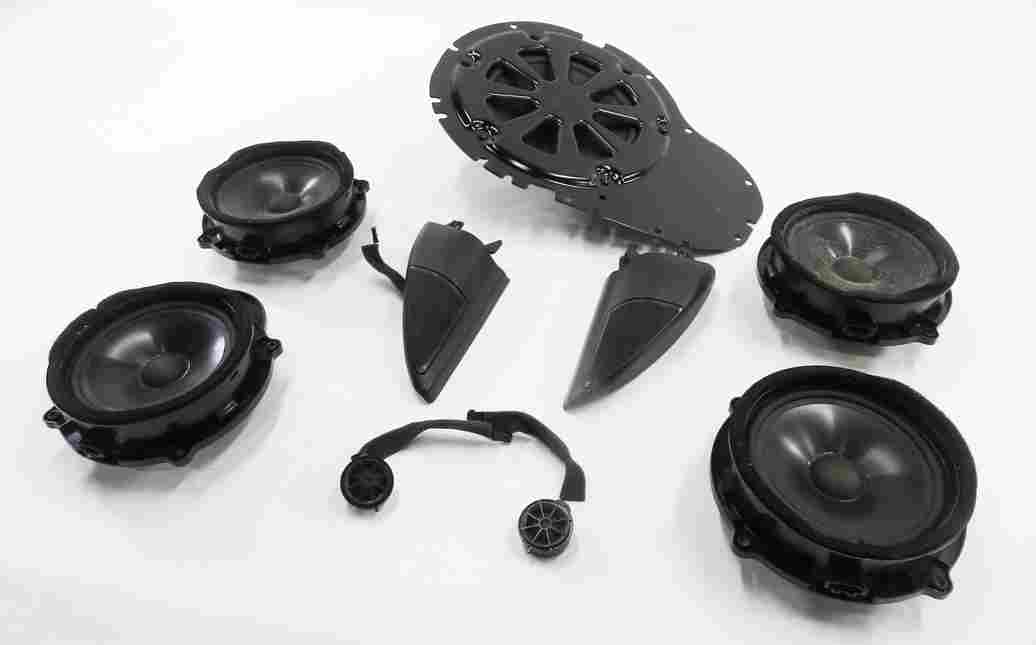 Thumbnail 1: 2010 LAND ROVER LR4 (L319) HARMAN AUDIO SUB SUBWOOFER TWEETER SPEAKER SET-9