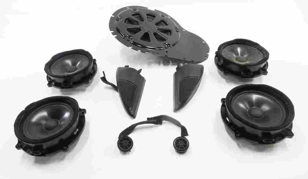 Thumbnail 2: 2010 LAND ROVER LR4 (L319) HARMAN AUDIO SUB SUBWOOFER TWEETER SPEAKER SET-9