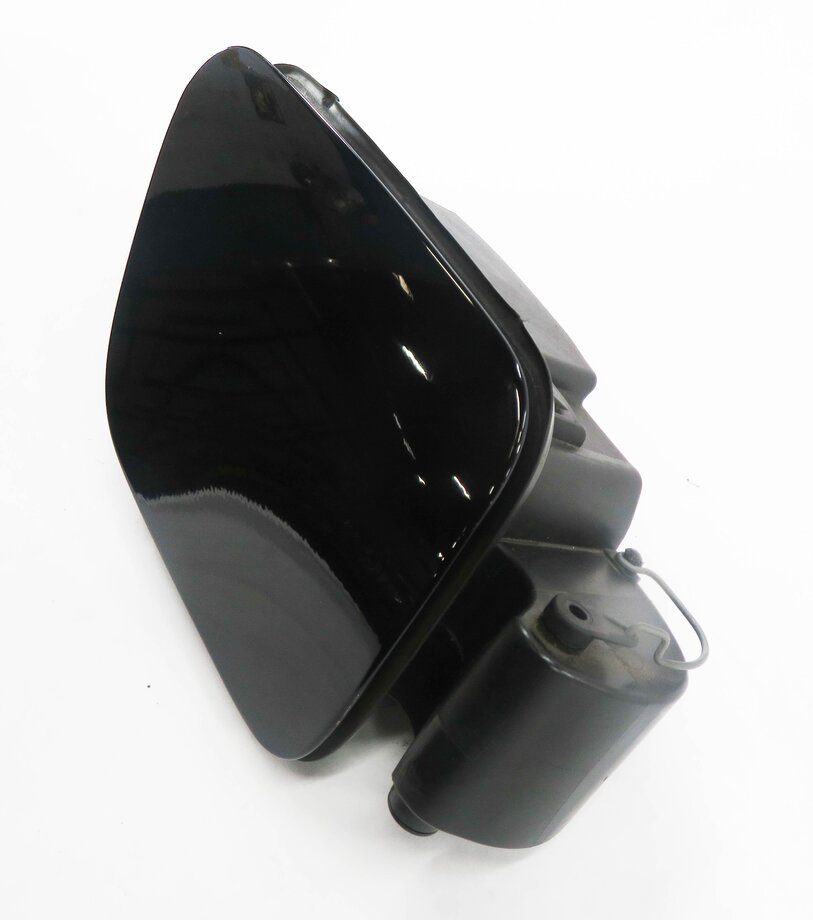 Thumbnail 3: 2006-2010 BMW 645i 650i M6 (E63 E64) FUEL TANK DOOR w/ HOUSING (CARBON BLACK)